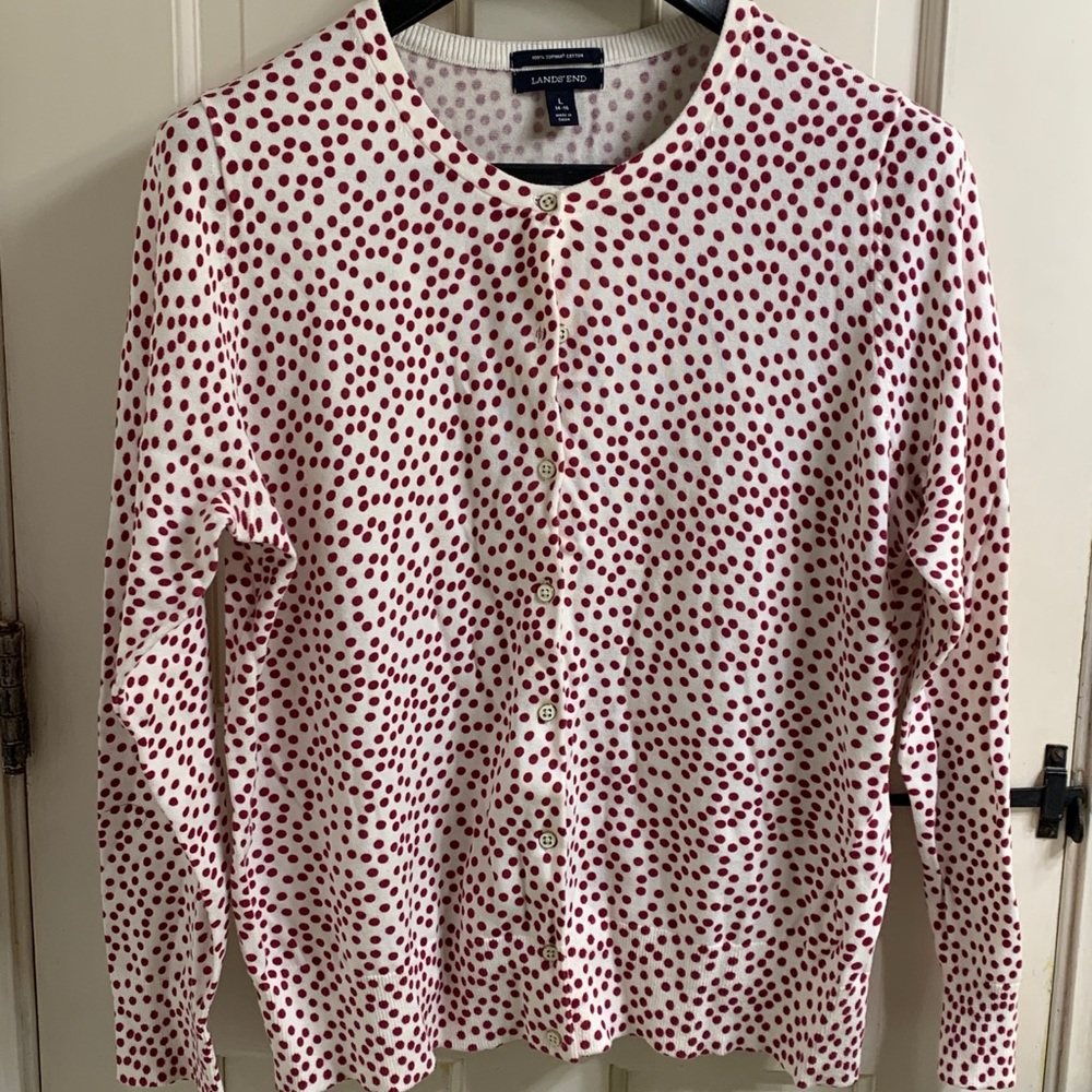 Super Cute Dotted Supima Cotton Cardigan